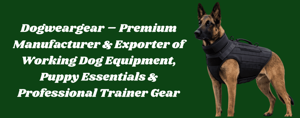 working dog equipment manufacturer